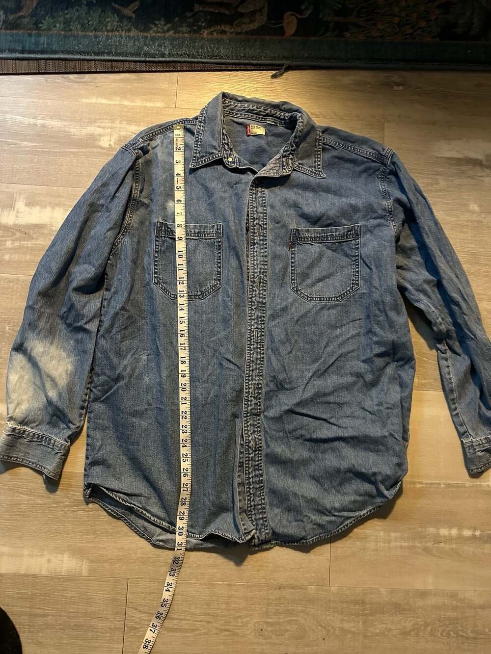 Levi's Red Tab Long Sleeve Denim Button-Down Shirt
